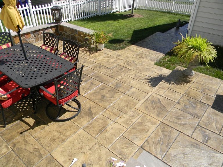 Decorative Concrete Patio Lasting Impressions Quality Concrete