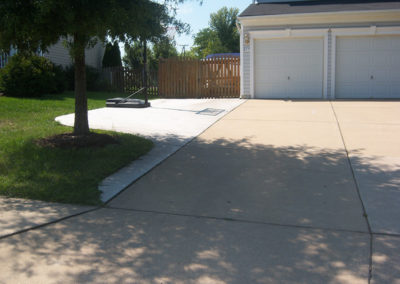 Driveway Extension with Broom Finish
